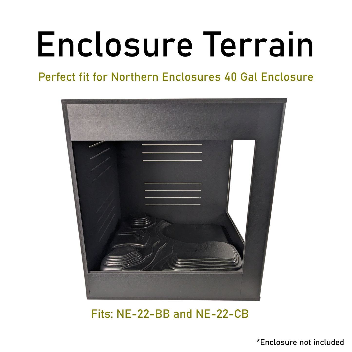 Terrain Insert for 40 Gallon Enclosure