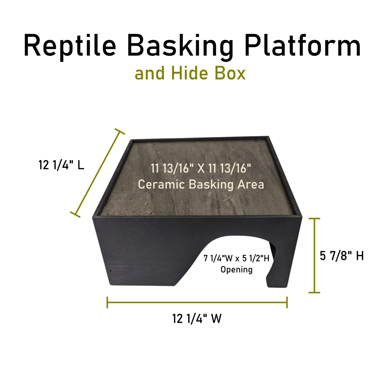 Basking Platform and Hide Box