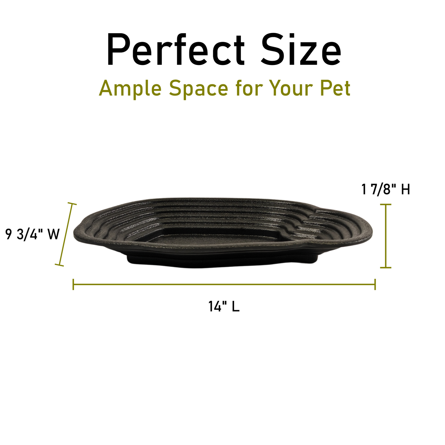 Large Reptile Bathing Pool Reptile Feeding Dish Water Bowl with Steps